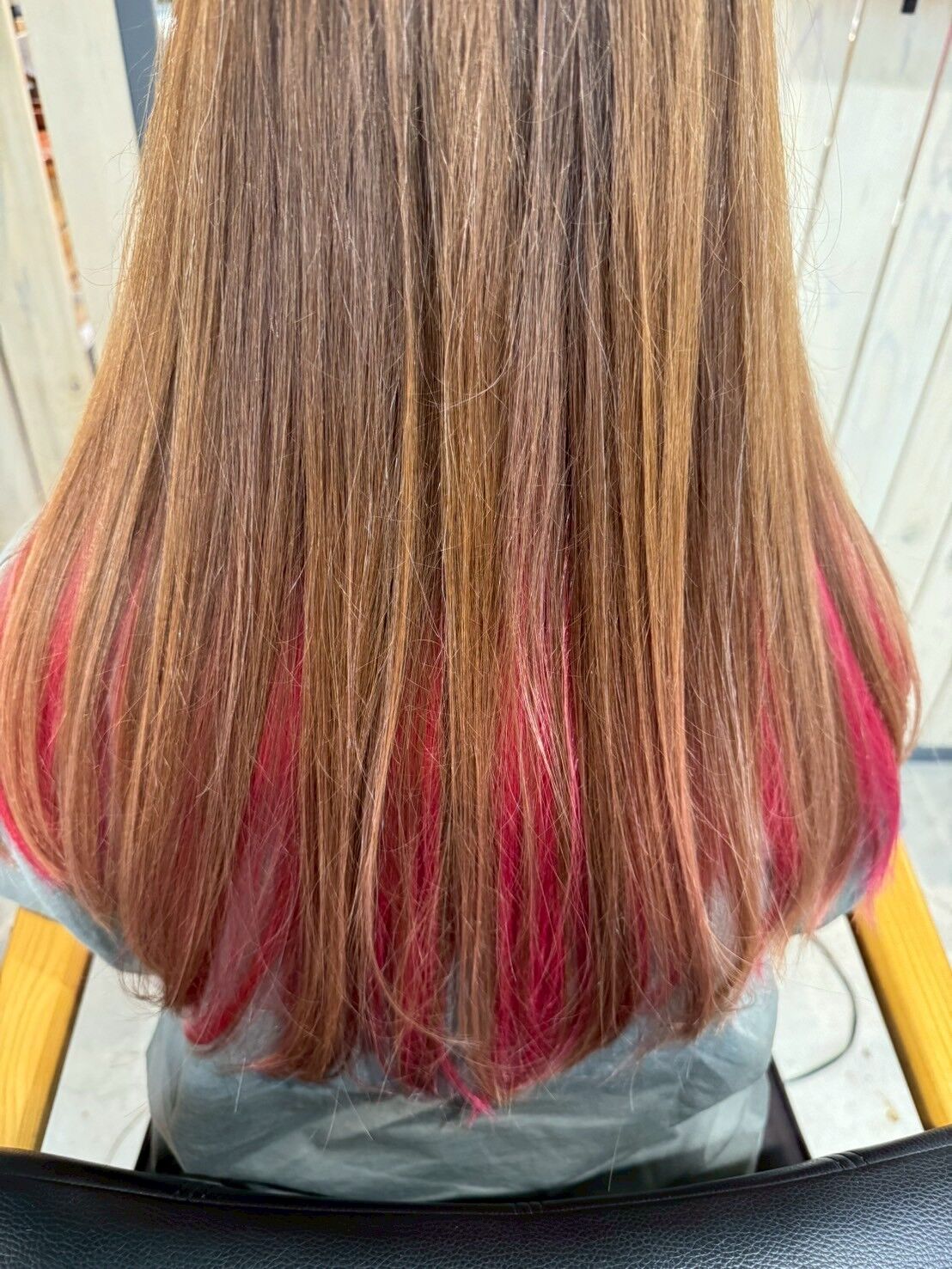 インナーカラー(ビビットピンク)